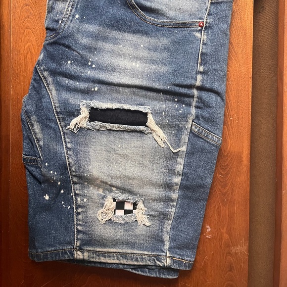 SHIEN Mens Jean Shorts - Picture 2 of 6